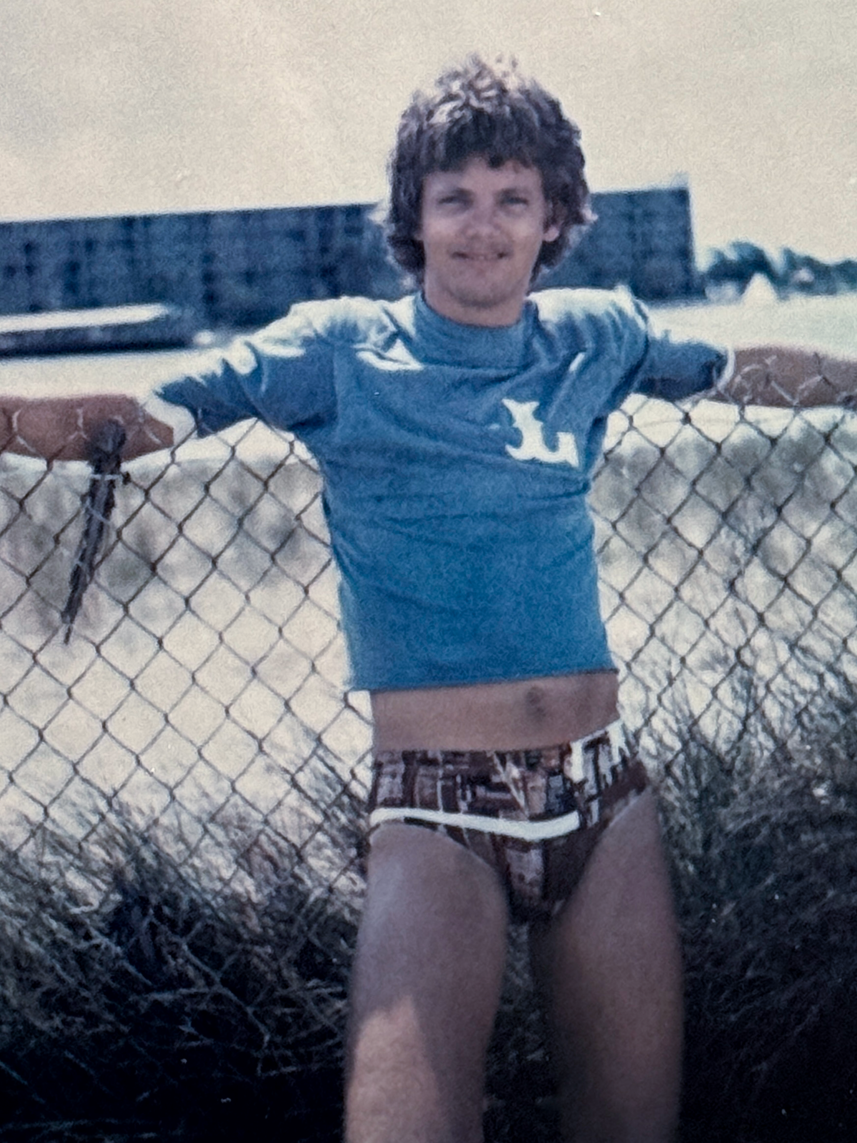 Bobbi as a young adult at the beach, circa 1973